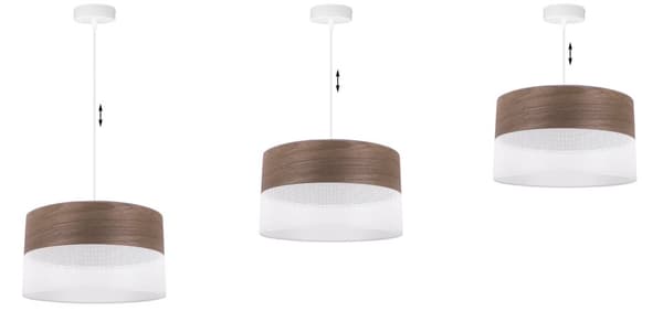 YKSITTÄINEN RIIPPUVALAISIN, PÄHKINÄVIILUVALAISIN, 35cm