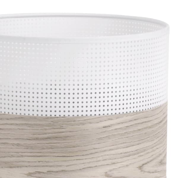 ENKEL HÄNGLAMPA LAMPSKÄRM FANER BLEKT EK 20CM