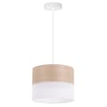 Miniatyrbild 2 av 9: ENKEL HÄNGLAMPA LAMPSKÄRM KLASSISK EKFANER 20CM