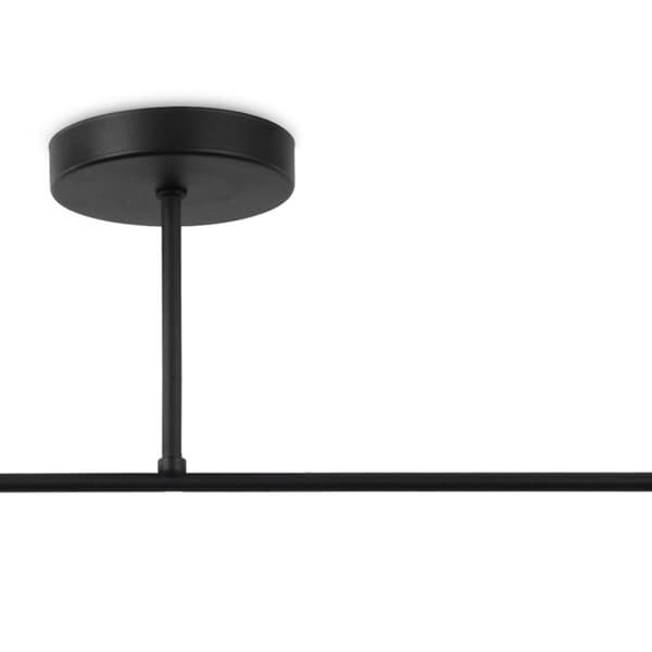 LOFTSLAMPE ASTURIA SORT 2-FLAD GULD LAMPESKÆRM E27