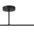 Miniatyrbillede 5 af 6: LOFTSLAMPE ASTURIA SORT 2-FLAD GULD LAMPESKÆRM E27