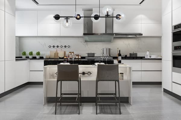 HÄNGLAMPA SIENA SVART 6-FLAT KLAR LAMPSKÄRM E14