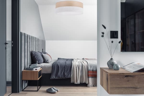TRÆPLEXI LOFTSLAMPE HVID 50CM KLASSISK EG