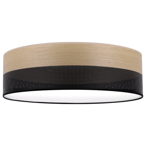 TRÆPLEXI LOFTSLAMPE SORT 50CM GYLDT EG
