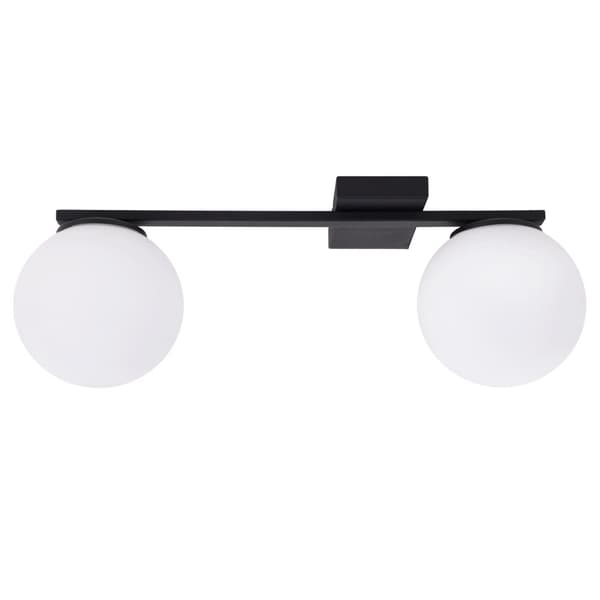 TAKLAMPA ALTA VIT 2-GLÖDA E14