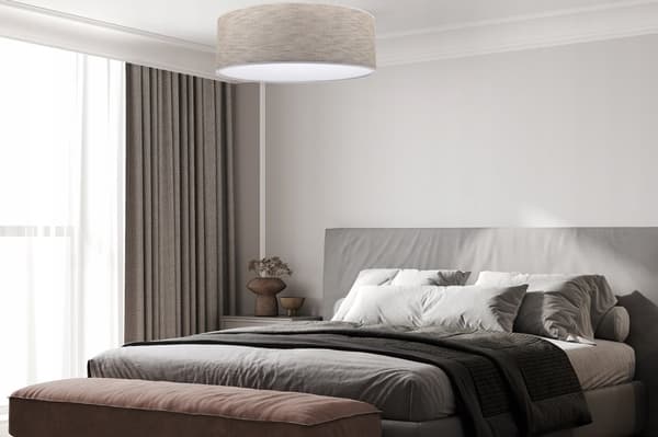 TAKLAMPA STEN PLEXI MEDIUM BEIGE 50CM