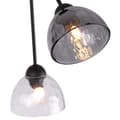 Miniatyrbillede 7 af 7: VENEDIG TRIO LOFTSLAMPE BLANDET LAMPESKÆRM E27