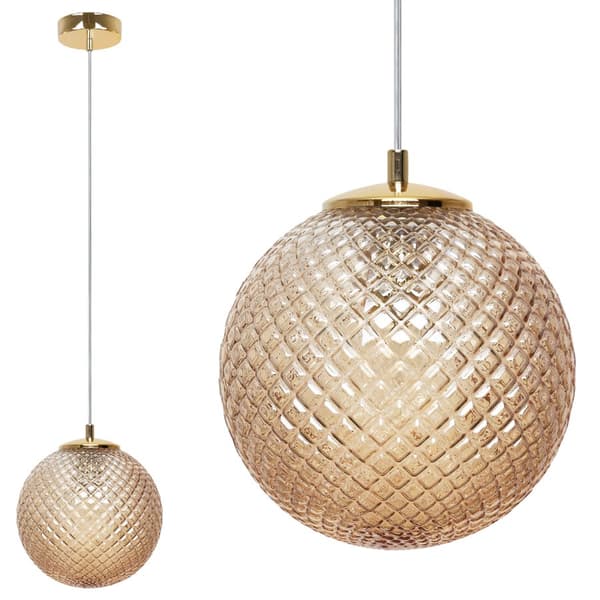 HÄNGLAMPA CANNES 1-PLATS HONING LAMPSKÄRM 20CM E27