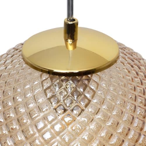 HÄNGLAMPA CANNES 1-PLATS HONIG LAMPSKÄRM 25CM E27