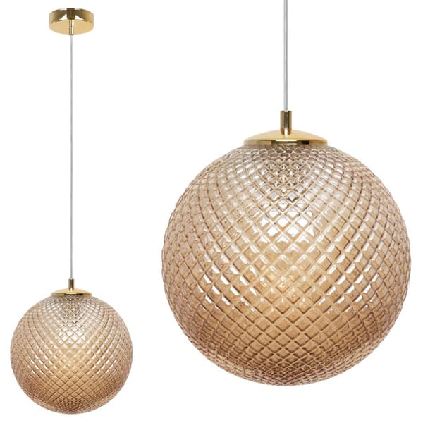 HÄNGLAMPA CANNES 1-PLATS HONIG LAMPSKÄRM 25CM E27