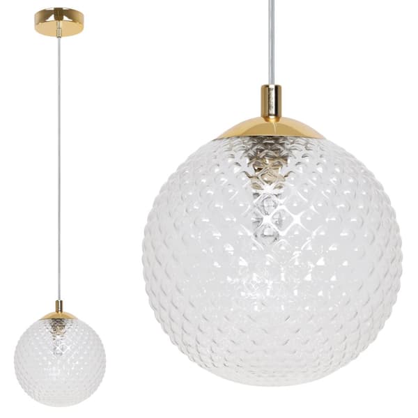 HÄNGLAMPA CANNES 1-PLATS KLAR LAMPSKÄRM 15CM G9