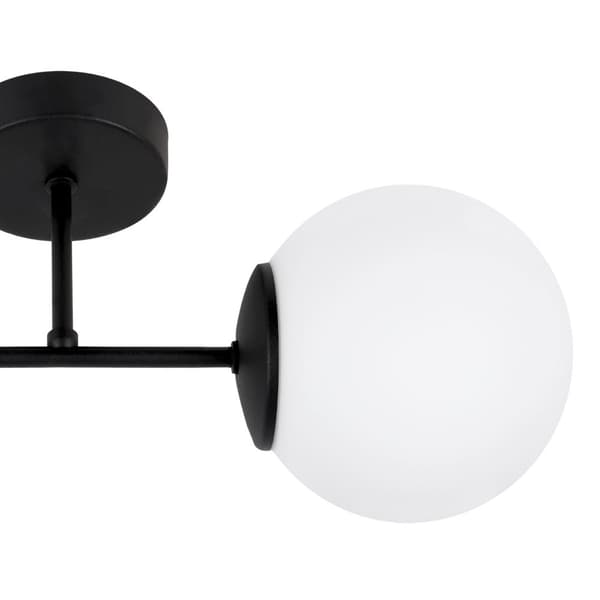 SIENA SVART VÄGGLAMPA 1-PLA VIT LAMPSKÄRM E14