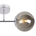 Miniatyrbild 5 av 7: SIENA KROM VÄGGLAMPA 1-PLATINUM GRAFITLAMPA E14