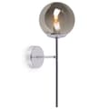 Miniatyrbild 1 av 7: SIENA KROM VÄGGLAMPA 1-PLATINUM GRAFITLAMPA E14