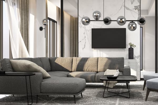 SIENA SVART VÄGGLAMPA 1-PLATINUM GRAFITLAMPA E14