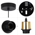 Miniatyrbild 4 av 7: FLAT ROPE 100 SVART KUPP 50 GULD