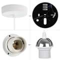 Miniatyrbild 4 av 7: FLAT LINE 100 WHITE BOWL CONE 50 KROM