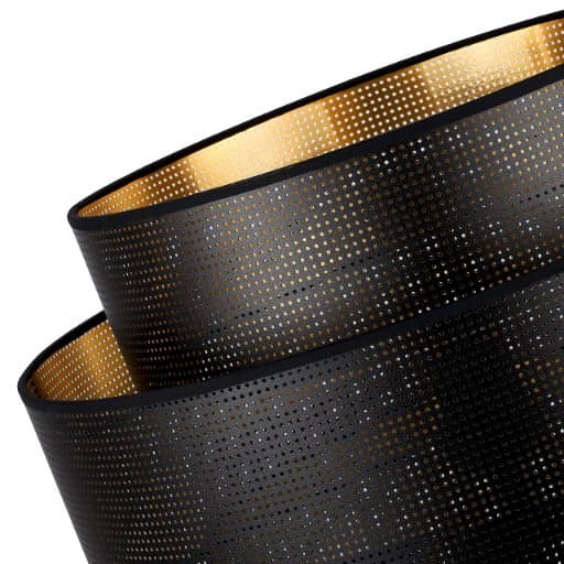 HÆNGELAMPE ASTI TRIO SORT-GULD 45CM MESH-MESH