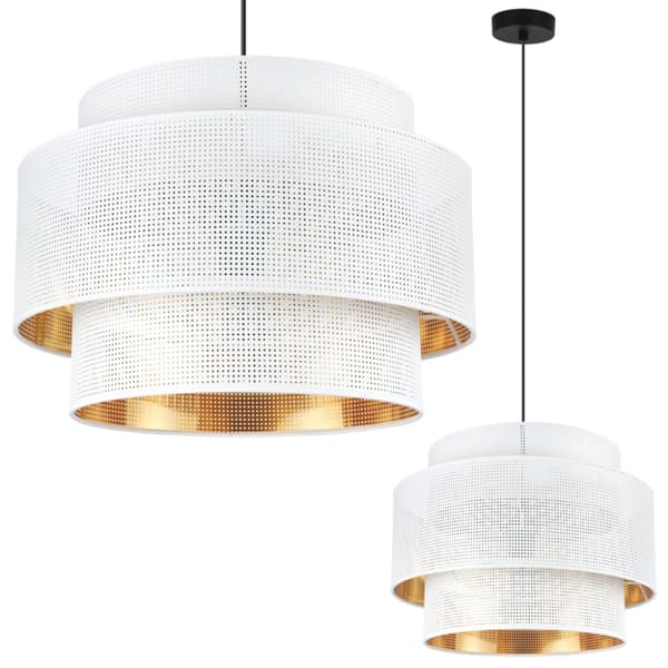 RIIPPUVALAISIN ASTI TRIO WHITE-GOLD 45CM MESH-MESH