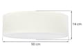 Pikkukuva 5 / 7: KATTOVALAISIN GAJA PLEXI CREAM 50cm E27