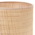 Miniatyrbillede 5 af 8: HÆNGELAMPE RATTAN HVID 1-PLADE RATTAN LAMPESKÆRM 20CM