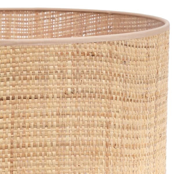 HÆNGELAMPE RATTAN SORT 1-PLADE RATTAN LAMPESKÆRM 40CM