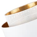 Miniatyrbild 5 av 7: HÄNGLAMPA ASTI TRIO VIT-GULD 35CM MESH-TYG