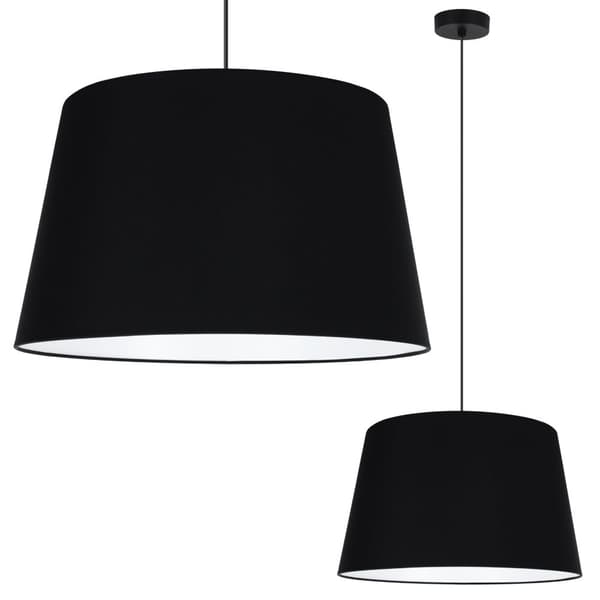 GAJA HÆNGELAMPE KONUS SORT 1-PLADE SORT LAMPESKÆRM 44CM