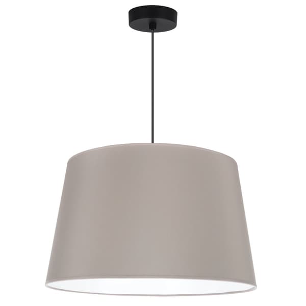 GAJA HÄNGLAMPA KON SVART 1-PLATS OLIV LAMPSKÄRM 44CM