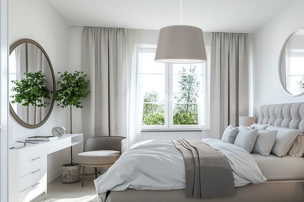 GAJA KON HÄNGLAMPA VIT 1-PLATS OLIVE LAMPSKÄRM 44CM