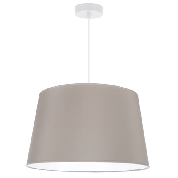 GAJA KON HÄNGLAMPA VIT 1-PLATS OLIVE LAMPSKÄRM 44CM