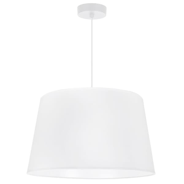 GAJA HÆNGELAMPE KONE HVID 1-FLAD LAMPESKÆRM HVID 44CM