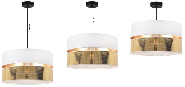 ASTI DUO RIIPPUVALAISIN MUSTA 1-PLA VALKOKULLAVALAISIN T-S 40cm