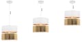 Miniatyrbild 5 av 7: ASTI DUO HÄNGLAMPA VIT 1-PLATINUM LAMPSKÄRM VIT-GULD T-S 20CM