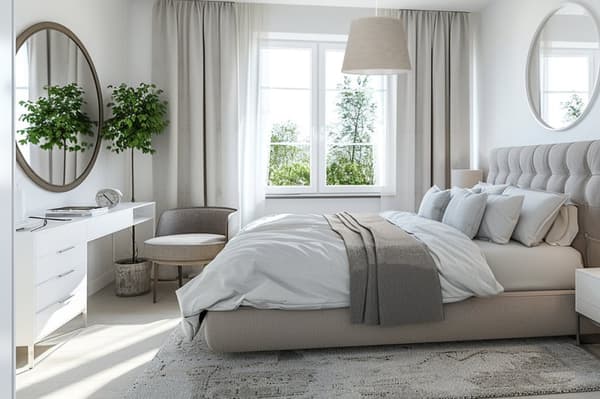 HÆNGELAMPE HØRKEGLE HVID 1-PLAD BEIGE LAMPESKÆRM L05 38CM