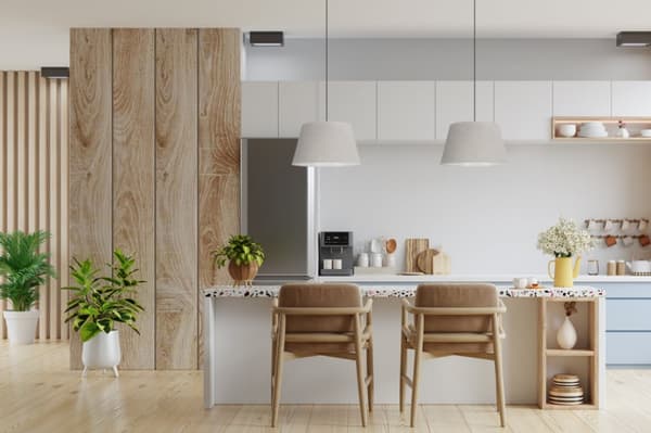 HÆNGELAMPE HØRKEGLE SORT 1-PLA LAMPESKÆRM LYS BEIGE L02 44CM