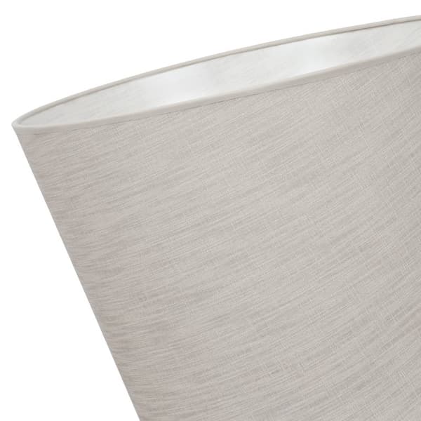 HÆNGELAMPE HØRKEGLE SORT 1-PLA LAMPESKÆRM LYS BEIGE L02 44CM