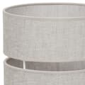 Miniatyrbild 8 av 8: HÄNGLAMPA LINNE DUO VIT 1-PLATS LAMPSKÄRM LJUS BEIGE L01 20CM