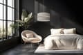 Miniatyrbild 4 av 8: HÄNGLAMPA LINNE DUO VIT 1-PLATS LAMPSKÄRM LJUS BEIGE - BEIGE L06 40CM