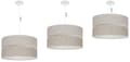 Miniatyrbild 7 av 8: HÄNGLAMPA LINNE DUO VIT 1-PLATS LAMPSKÄRM LJUS BEIGE - BEIGE L06 40CM