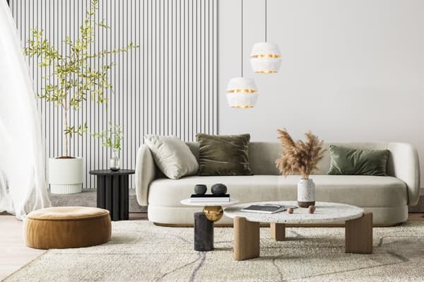 ASTI DUO HÄNGLAMPA BARREL SVART 1-PLA VIT-GULD LAMPSKÄRM S-S