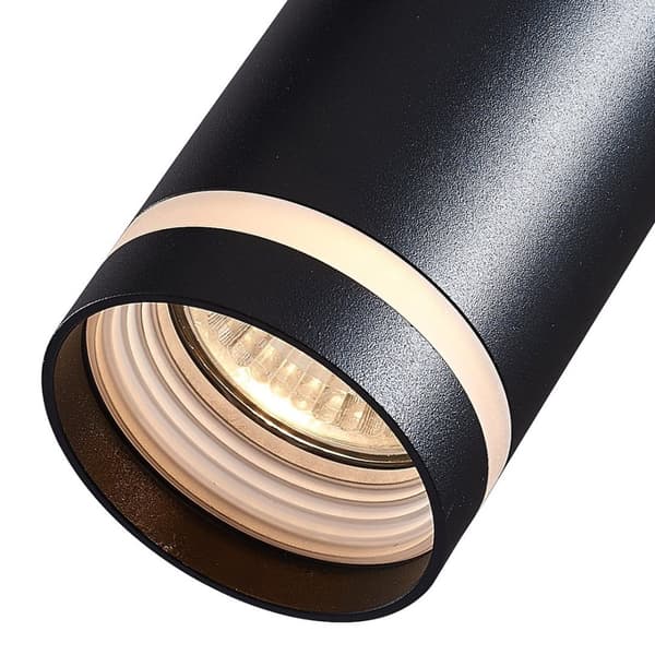PIPE RING TRACK HÄNGE LJUS SVART 1XGU10