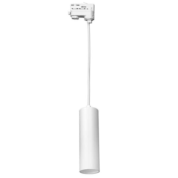 RØRSPORLAMPE HÆNGENDE HVID 1XGU10 3-KREDSE
