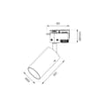 Miniatyrbillede 7 af 8: RICKY TRACK GOLDEN RAMME 1XGU10