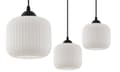 Miniatyrbillede 5 af 7: HÆNGELAMPE SPIDERRIFFEL SORT 4-FLASH LAMPE HVID CYLINDER E27