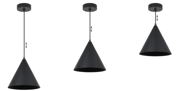 SOHO HÆNGELAMPE SORT 1-PL 25CM E27