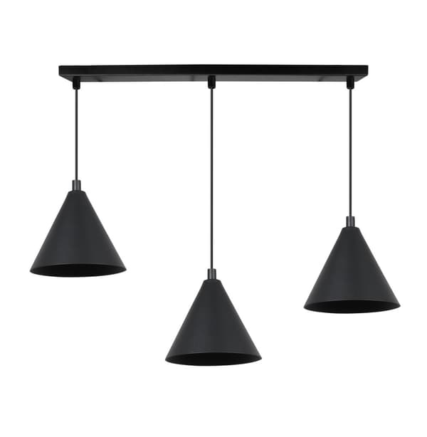 SOHO RIIPPUVALAISIN MUSTA 3-PL 14cm E14