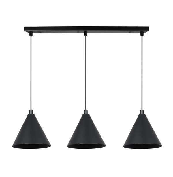 SOHO RIIPPUVALAISIN MUSTA 3-PL 14cm E14