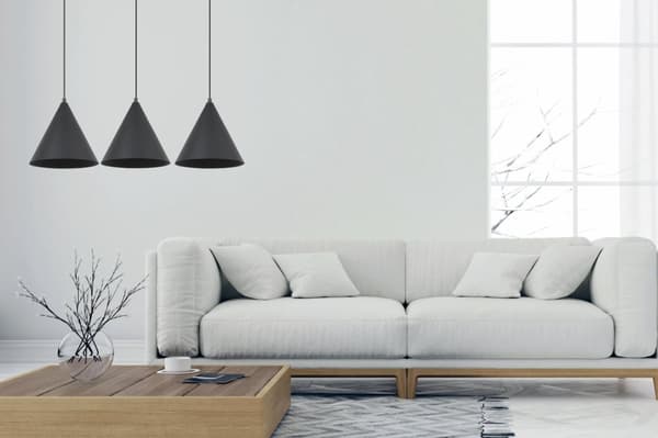SOHO HÆNGELAMPE SORT 3-PLADE 25CM E27