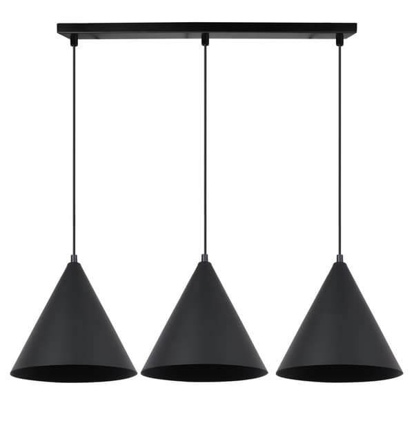SOHO HÆNGELAMPE SORT 3-PLADE 25CM E27
